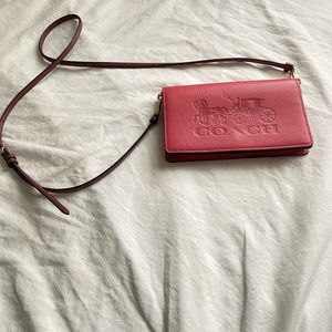 Coach crossbody wallet bag